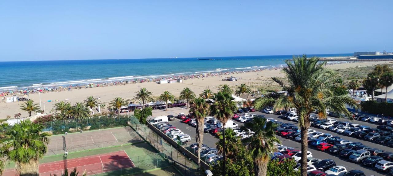 Апартаменты Vistas Espectaculares 1ª Linea Playa, Wifi, Ascensor Пуэтро-де-Сагунто Экстерьер фото